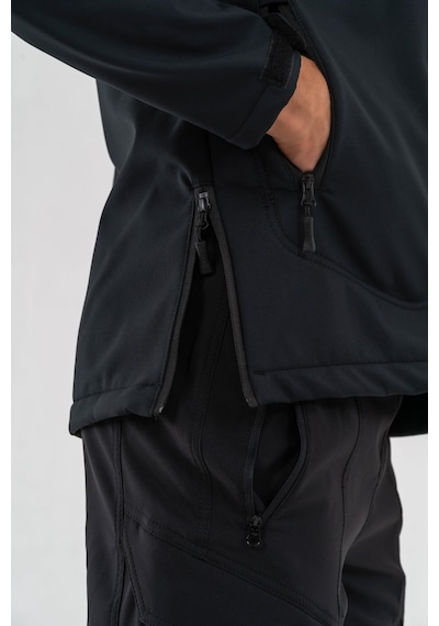 Combat Tactical Tactical Mont Su Ve Rüzgâr Geçirmez Softjell Outdoor Motorcu Montu - 314-755-siyah