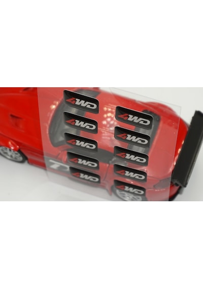 Arazi Off Road Suv 4WD Logo 3D Cam Açma Torpido Konsol Ayna Çıkar