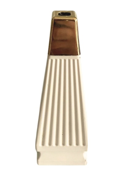 Kule Desenli 18cm Krem Plastik Ayak Mobilya Masa Ve Dolap Ayağı Krem Altın 18cm