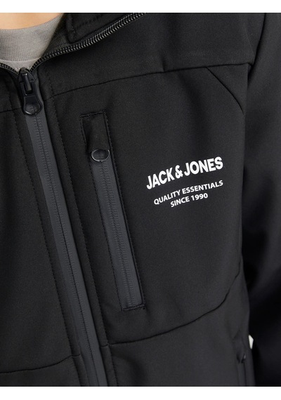 Jack & Jones Jack&jones Jjetheo Softshell Erkek Çocuk Ceket 12269432 Siyah