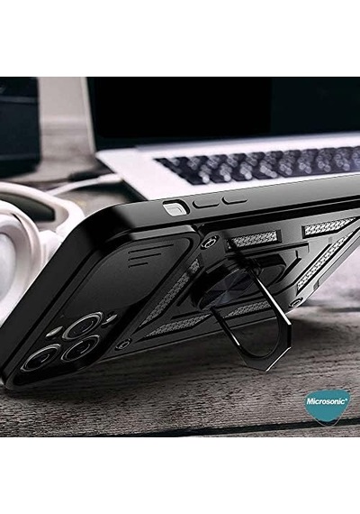 Galaxy A04s İçin Kılıf Impact Resistant Siyah Galaxy A04s İle Uyumlu Kılıf - Siyah 50 x 22