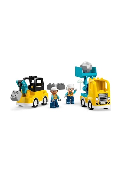 10475 Duplo 3ü1 Arada İnşaat Araçları 22 Parça +2 Yaş