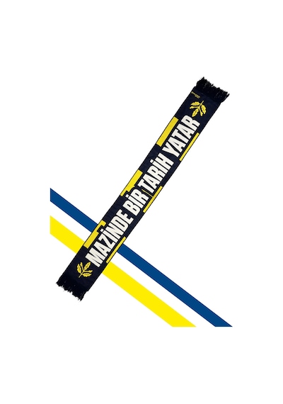 Fenerium Fenerbahçe Sarı Lacivert Palamutlu Unisex Dokuma Atkı