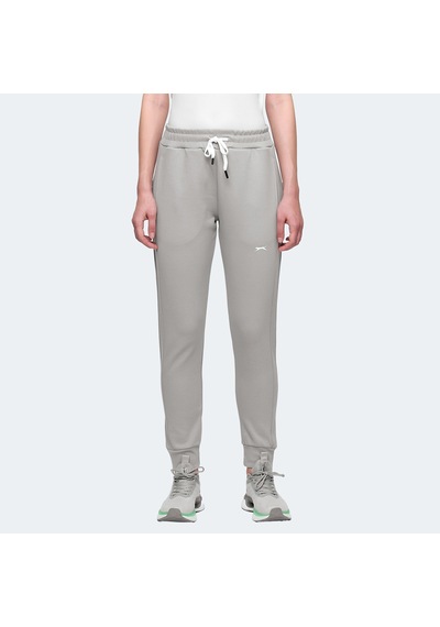 Slazenger VEVA Kadın Cepli Gri Eşofman Altı