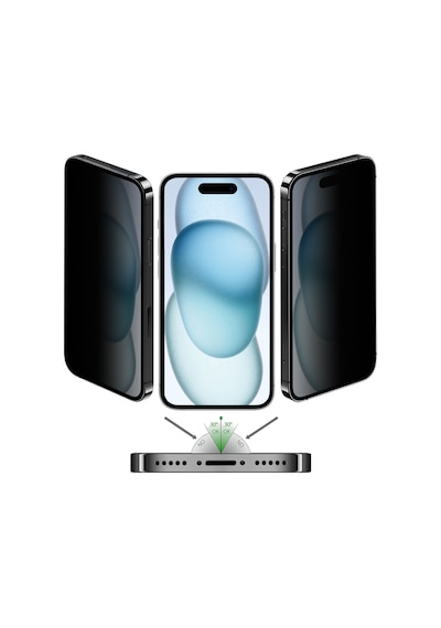 Buff Apple iPhone 15 Uyumlu 5d Hayalet Ekran Easyfit Ekran Koruyucu