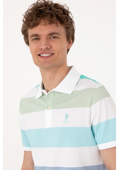U.s. Polo Assn. Erkek Aqua Tişört 50299945-vr007 Aqua