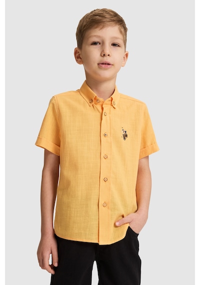 U.S. Polo Assn. U.s. Polo Assn. Erkek Çocuk Gömlek Kısa Kollu 50320261-vr244 Mango