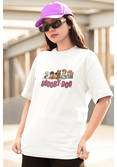 Scooby Doo Karakterler Beyaz Tişört