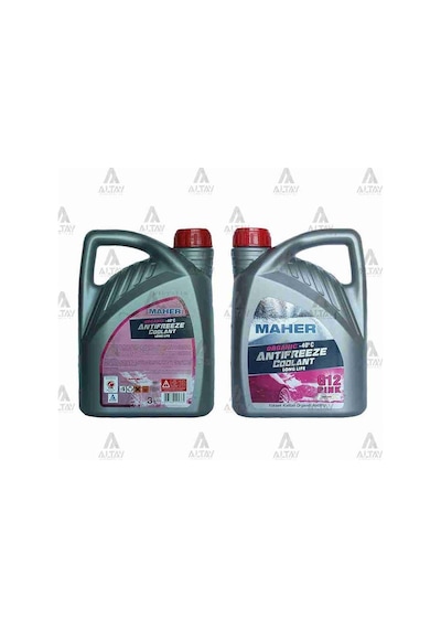 Antifriz Kırmızı Seri Organik -40 3 Litre Kırmızı