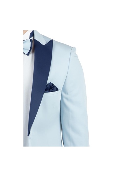İmza Koyu Mavi Saten Kırlangıç Yaka Astarlı 6 Drop Slim Fit Dar Kesim Smokin Damatlık 1001190163-Mavi İmza Koyu Mavi Saten Kırlangıç Yaka Astarlı 6 Drop Slim Fit Dar Kesim Smokin Damatlık 1001190163-Mavi