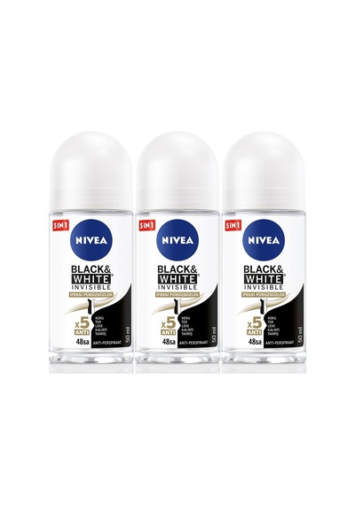 Kadın Roll On Deodorant & Invisible İpeksi Pürüzsüzlük,48saat Koruma 50mlx3