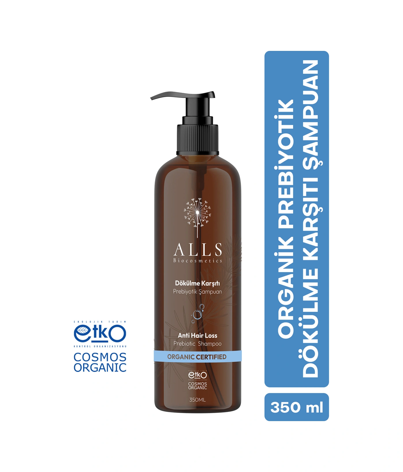 Alls Biocosmetics Organik Dökülme Karşıtı Prebiyotik Şampuan 350 ML