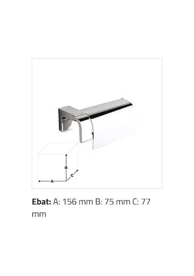 Sonia - Eletech Kapaklı Tuvalet Kâğıtlığı Krom  - A.1sn.114160- Diğer