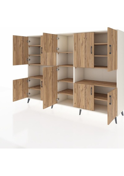 Hyperion Dolap 14 Raflı 10 Kapaklı 220x44x163 Aytaşı-çam Atlas Çam - Aytası Hyperion Dolap 14 Raflı 10 Kapaklı 220x44x163 Aytaşı-çam Atlas Çam - Aytası