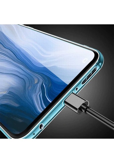 Oppo Reno 2 Kilif Seffaf Silikon Hibrit Case 400772216