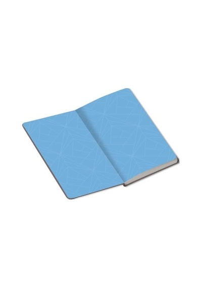 Le Mermer Defter Çizgili 17x24cm Açık Gri