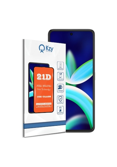 Omix X600 İle Uyumlu Tam Kaplayan 21d Temperli Ekran Koruyucu Cam