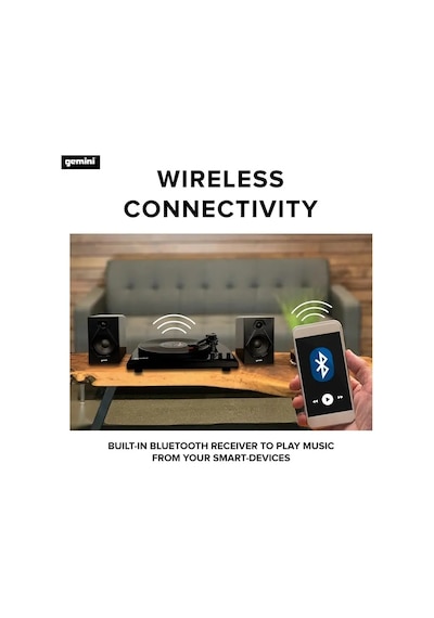 Tt-900 Bluetooth Stereo Turntable Paket Beyaz