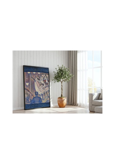 Modern Sanat Seurat Le Chahut Etüt Çerçevesiz Poster 21x30 Cm A4 Tablo Modern Sanat Ekspresyonizm