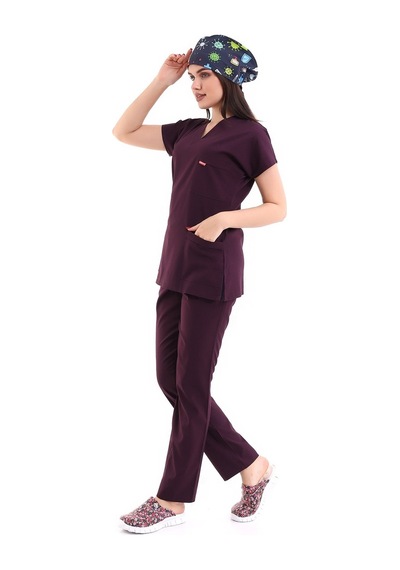 Bflex Soft Yarasa Kol Takım - 6409 Mürdüm Soft-6916