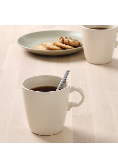 Ikea Fargklar Seramik Kupa 10 Cm 370 Ml Bej 1 Parça