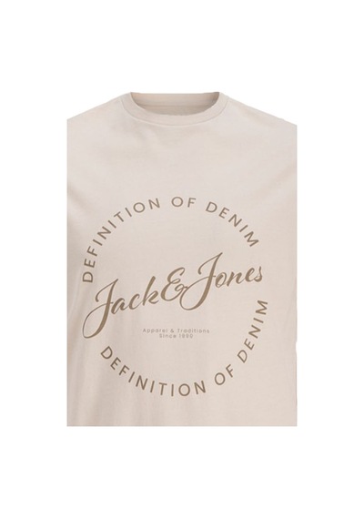 Jack & Jones Erkek T Shirt 12288377 Bej Bej