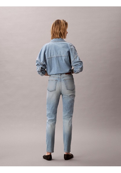 Calvin Klein New Mom Jean Soft Rı, 1xs, Sh, 25 Mavi Kadın Kot Pantolon Calvin Klein New Mom Jean Soft Rı, 1xs, Sh, 25 Mavi Kadın Kot Pantolon