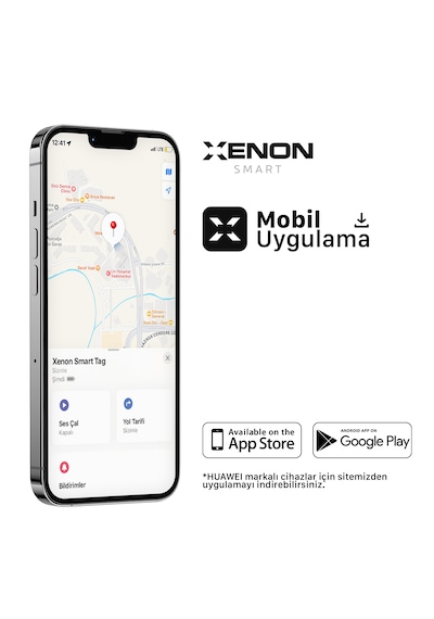 Xenon Smart Air Tag Kayıp Eşya Bulucu Apple Uyumlu iOS  Akıllı Bluetooth X6605