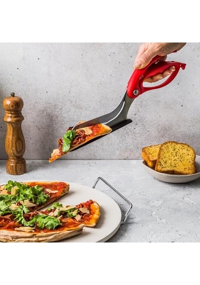 Dreamfarm Scizza Pizza Makası, Kırmızı Diğer