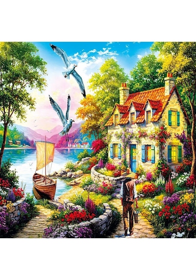 20084 Puzzle 500 An Old Tale By The Lake