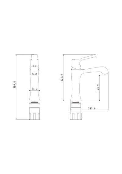 Fontana Fd-0112 Lavabo Bataryası Altın