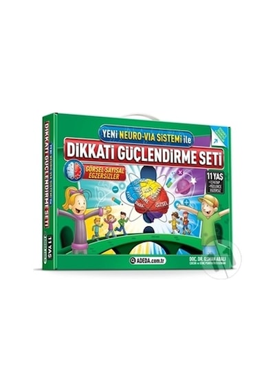 Adeda 11 Yaş Dikkati Güçlendirme Seti - Osman Abalı - Adeda Yayın
