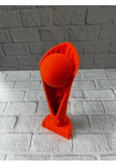 23cm Turuncu Basketbol Kupa Biblo Modern Ödül Dekor Ürünü