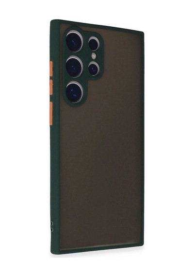 Samsung Galaxy S24 Ultra Kılıf Montreal Silikon Kapak - Yeşil