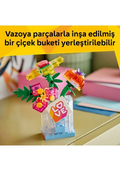 Arada Çiçekli Dekoratif Parfüm Şişesi 31383 Standart