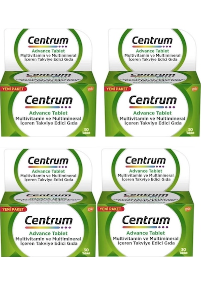 Centrum Advance Multivitamin 4 x 30 Tablet