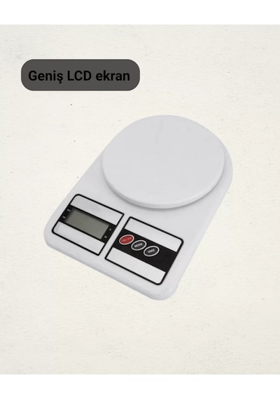 10 Kg Kapasiteli Lcd Ekranlı Dijital Mutfak Tartıs Yeni Nesil Belirtilmemiş