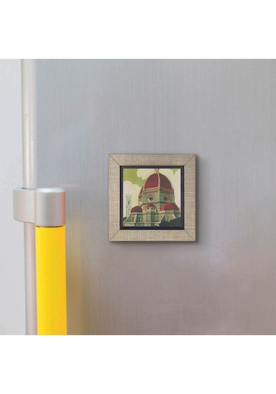 İtalya Görseli Baskılı Mdf Magnet 7x7 256