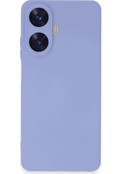 Muratech Newface Realme C55 Kılıf Nano İçi Kadife Silikon - Lila