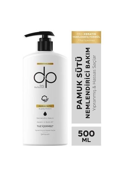 Dp Daily Perfection Şampuan Pamuk  Sütü 500 ML