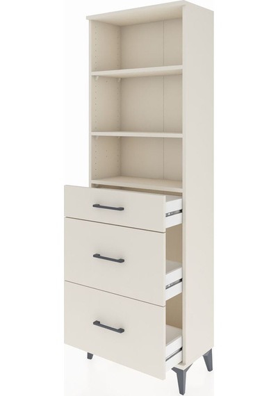 Arges Dolap 3 Raflı 3 Çekmeceli 60x30x182 Aytaşı-aytaşı Aytaşı