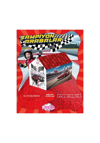 Pufu Toys Şampiyon Arabalar Çadır 04042 Çok Renkli