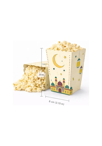 Ramazan Temalı Mısır Kutusu 8'li 11x8cm Diğer