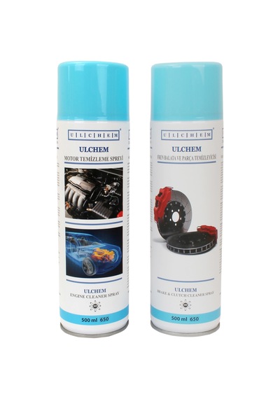 Ulchem Motor Temizleyici Sprey - Fren Balata Spreyi 500 Ml-Susuz