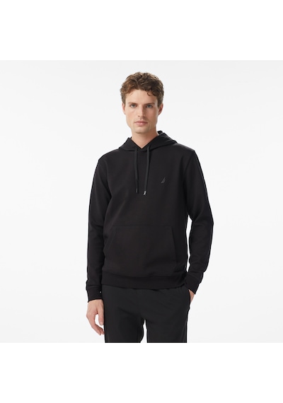 Nautica Erkek Siyah Classic Fit Kapüşonlu Sweatshirt Düz K57226t Siyah