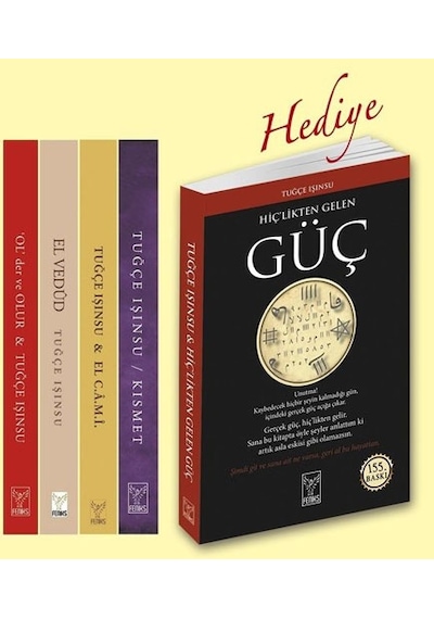 Tuğçe Işınsu Son Kitapları Seti - 5 Kitap Takım - Hiçlikten Gelen Güç Hediyeli - Tuğçe Işınsu - Feniks Kitap