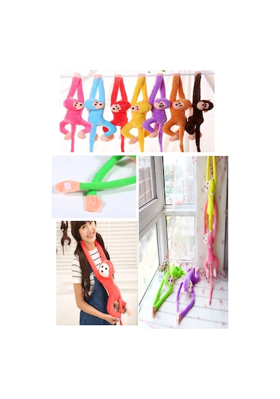 Boyuna Sarılan Peluş Maymun Sesli Pelüş Maymun Uyku Arkadaşı Boyuna Sarılan Peluş Maymun Sesli Pelüş Maymun Uyku Arkadaşı