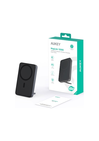 Aukey Pb-ms02-gy 30w 10000 Mah Magsafe Kablosuz Powerbank - Gri