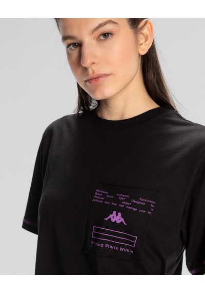 Kappa Authentic Kage Kadın T-Shirt-Siyah