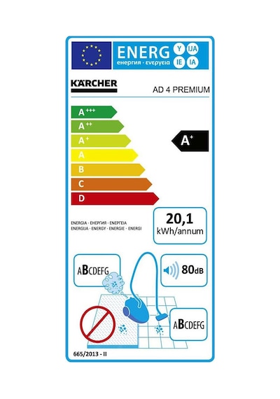 Karcher AD 4 Premium 600 W Toz Torbasız Şömine Elektrikli Süpürge